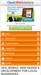 Mobile Screenshot of classicwebsolutions.com.au