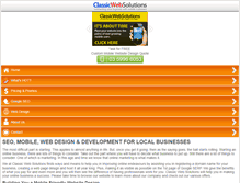 Tablet Screenshot of classicwebsolutions.com.au